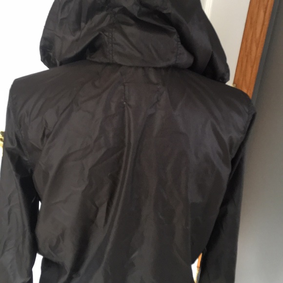 Jolt size Large black nylon jacket with hood - Picture 6 of 8